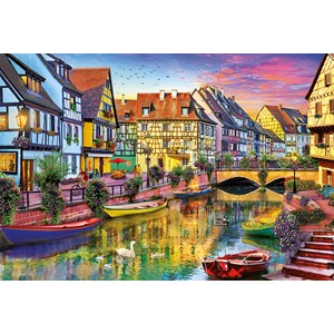 Educa (17134) - "Colmar Canal, France" - 4000 brikker puslespil