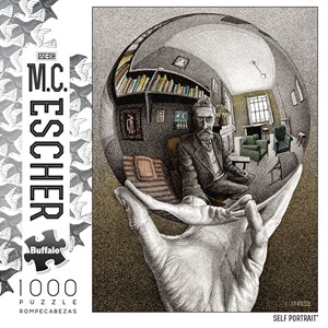 Buffalo Games (11365) - M. C. Escher: "Self Portrait MC Escher" - 1000 brikker puslespil