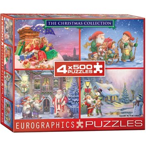 Eurographics (8904-0552) - "The Christmas Collection" - 500 brikker puslespil