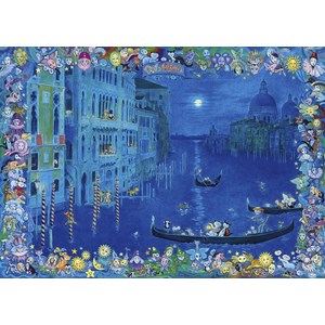 Heye (29695) - "Cats in Venice" - 1000 brikker puslespil