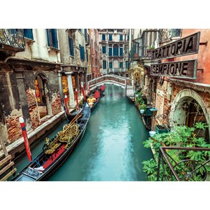 Clementoni (39328) - "Venice Canal" - 1000 brikker puslespil