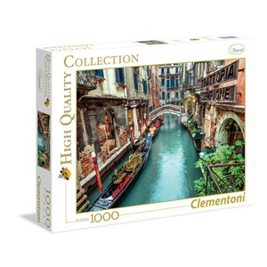 Clementoni (39328) - "Venice Canal" - 1000 brikker puslespil