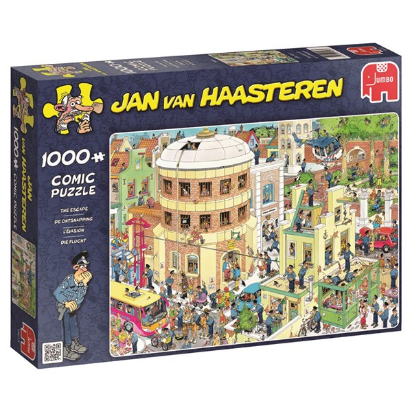 Jumbo (19013) - Jan van Haasteren: "The Escape" - 1000 brikker puslespil