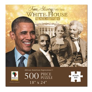 African American Expressions (PUZ-11) - "From Slavery to the White House" - 500 brikker puslespil