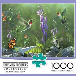 Buffalo Games (11180) - "Hummingbirds & Hosta" - 1000 brikker puslespil