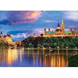 Eurographics (6000-0739) - "Ottawa, Parliament Hill" - 1000 brikker puslespil