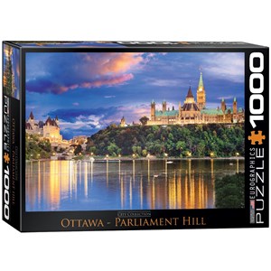 Eurographics (6000-0739) - "Ottawa, Parliament Hill" - 1000 brikker puslespil