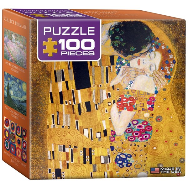Eurographics (8104-4365) - Gustav Klimt: "The Kiss" - 100 brikker puslespil