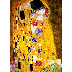 Eurographics (8104-4365) - Gustav Klimt: "The Kiss" - 100 brikker puslespil