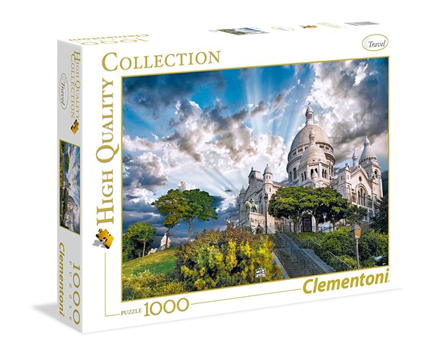 Clementoni (39383) - "Montmartre, Paris, France" - 1000 brikker puslespil