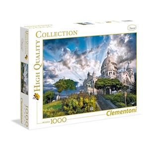 Clementoni (39383) - "Montmartre, Paris, France" - 1000 brikker puslespil