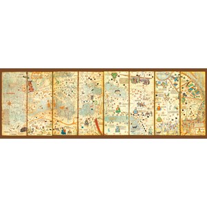 Educa (16355) - "Mappa Mundi 1375" - 3000 brikker puslespil