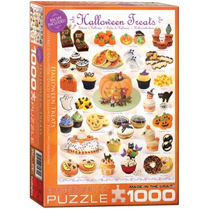 Eurographics (6000-0432) - "Halloween Treats" - 1000 brikker puslespil