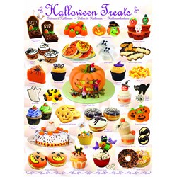 Eurographics (6000-0432) - "Halloween Treats" - 1000 brikker puslespil