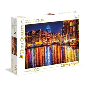 Clementoni (35037) - "Amsterdam" - 500 brikker puslespil
