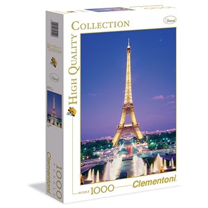 Clementoni (39122) - "Paris" - 1000 brikker puslespil