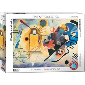 Eurographics (6000-3271) - Vassily Kandinsky: "Yellow-Red-Blue" - 1000 brikker puslespil