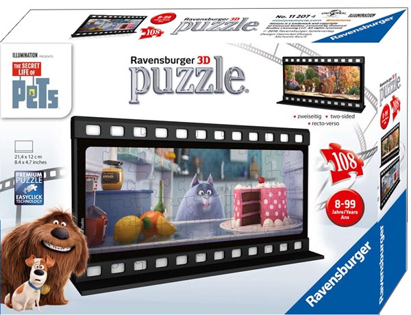 Ravensburger (11212) - "Secret Life of Pets" - 108 brikker puslespil