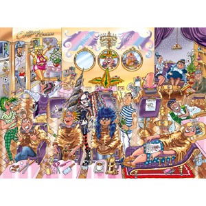 Jumbo (19147) - "Wasgij Back To 3, Barbers and Beehives" - 1000 brikker puslespil