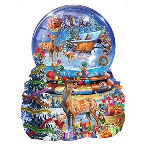 SunsOut (97182) - Adrian Chesterman: "Christmas Snow Globe" - 1000 brikker puslespil