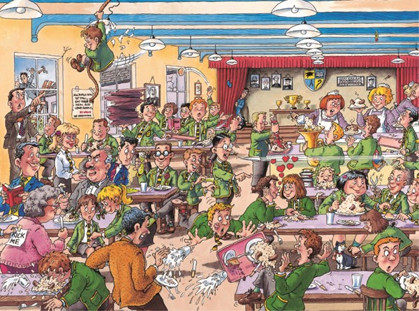 Jumbo (19144) - "Wasgig Destiny 1 Retro: The Best Days of our Lives" - 1000 brikker puslespil