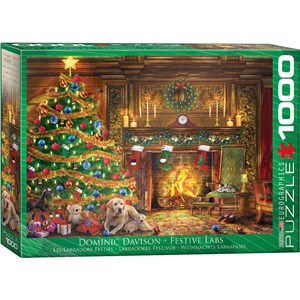 Eurographics (6000-0974) - Dominic Davison: "Festive Labs" - 1000 brikker puslespil