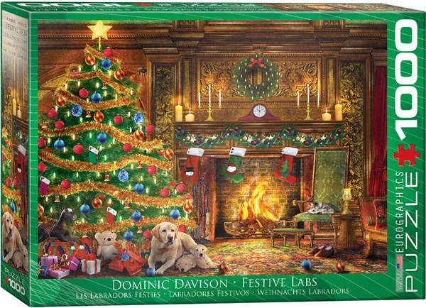 Eurographics (6000-0974) - Dominic Davison: "Festive Labs" - 1000 brikker puslespil