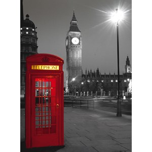 Clementoni (30263) - "London Phone Box" - 500 brikker puslespil