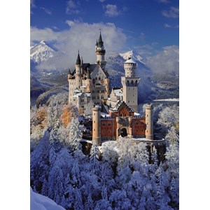 Piatnik (542244) - "Castle of Neuschwanstein" - 1000 brikker puslespil