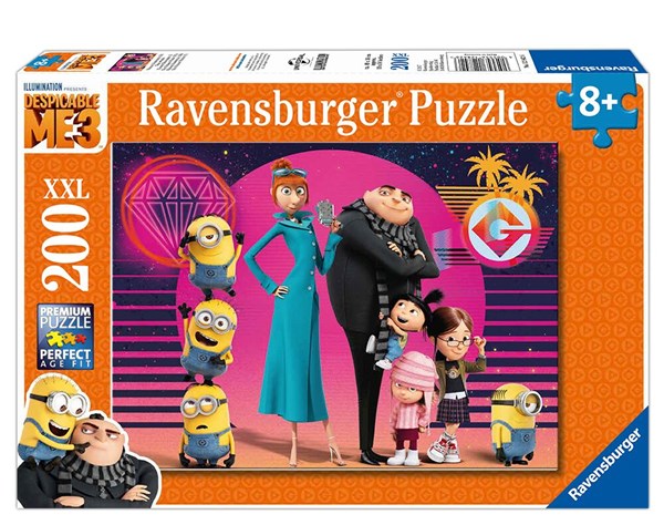 Ravensburger (12842) - "Family Photo (Despicable Me 3)" - 200 brikker puslespil