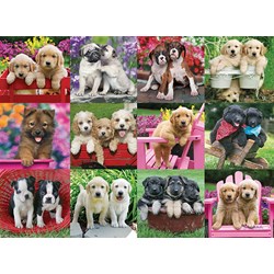 Ravensburger (14659) - Keith Kimberlin: "Puppy Pals" - 500 brikker puslespil