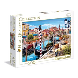 Clementoni (35026) - "Venetian Lagoon" - 500 brikker puslespil