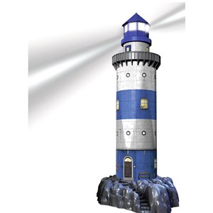 Ravensburger (12577) - "Lighthouse, Night Edition" - 216 brikker puslespil