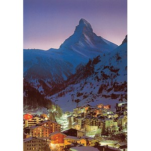 Tomax Puzzles (30-032) - "Night in Zermatt" - 300 brikker puslespil