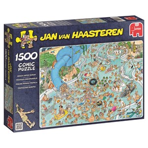 Jumbo (17314) - Jan van Haasteren: "Whacky Water World!" - 1500 brikker puslespil