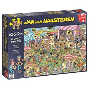 Jumbo (19028) - Jan van Haasteren: "Pop Festival" - 1000 brikker puslespil