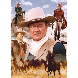 MasterPieces (71238) - "John Wayne, America's Cowboy" - 1000 brikker puslespil