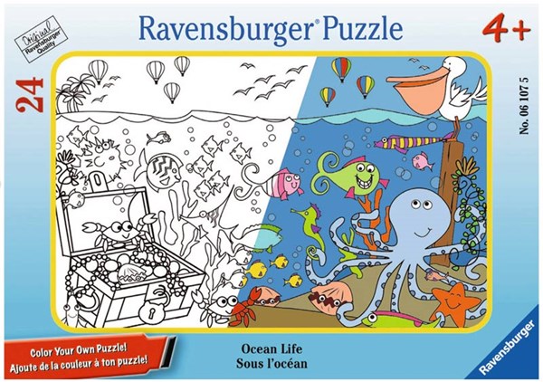 Ravensburger (06107) - "Ocean Life" - 24 brikker puslespil