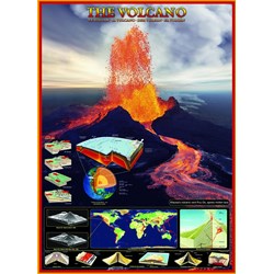 Eurographics (6000-2998) - "The Volcano" - 1000 brikker puslespil