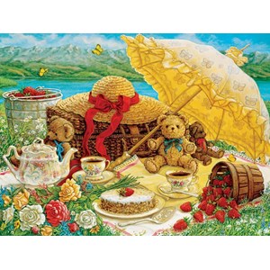 Cobble Hill (52089) - Janet Kruskamp: "Teddy Bear Picnic" - 500 brikker puslespil