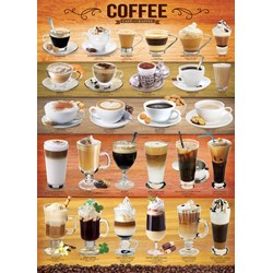 Eurographics (6000-0589) - "Coffee" - 1000 brikker puslespil