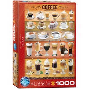 Eurographics (6000-0589) - "Coffee" - 1000 brikker puslespil