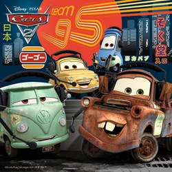 Ravensburger (09281) - "Cars 2: Worldwide Racing Fun" - 49 brikker puslespil