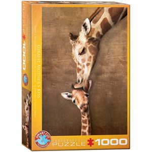 Eurographics (6000-0301) - "Giraffer" - 1000 brikker puslespil