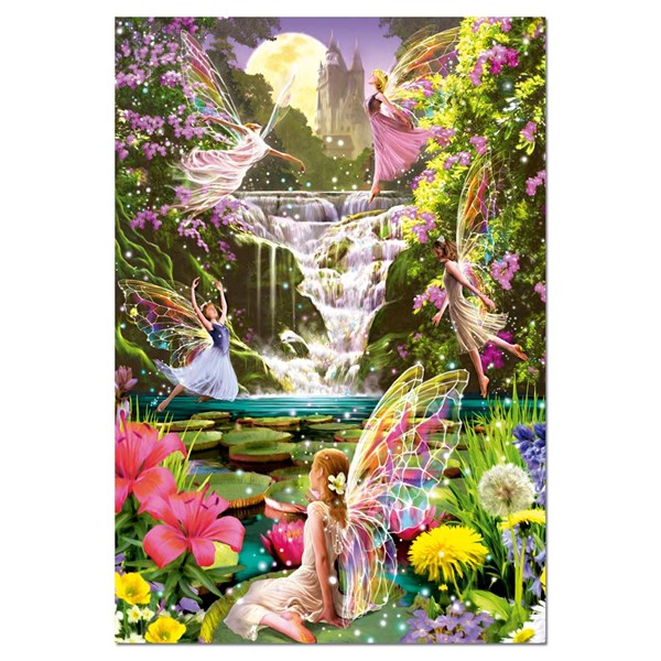 Educa (15515) - "Waterfall Fairies" - 500 brikker puslespil