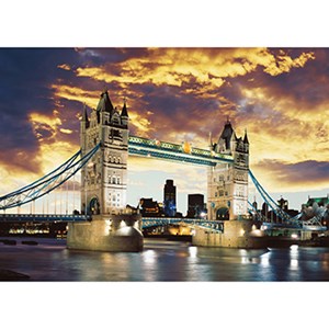 Schmidt Spiele (58181) - "Tower Bridge London" - 1000 brikker puslespil