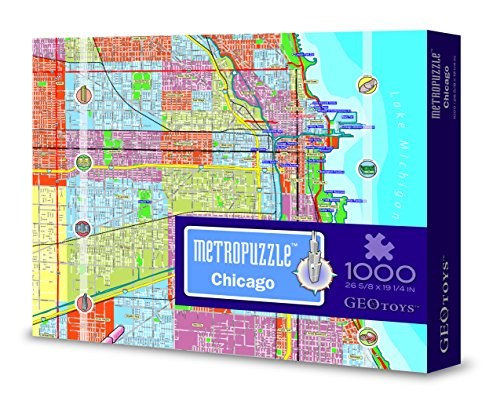 Geo Toys (GEO 212) - "Chicago Mypuzzle" - 1000 brikker puslespil