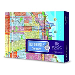 Geo Toys (GEO 212) - "Chicago Mypuzzle" - 1000 brikker puslespil