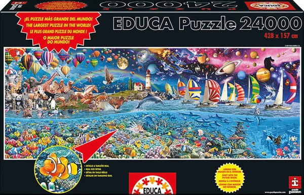 Educa (13434) - Royce B. McClure: "Life, The Greatest Puzzle" - 24000 brikker puslespil