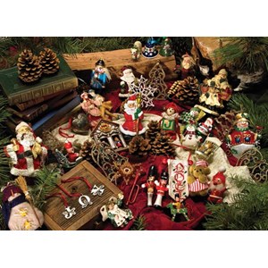 Cobble Hill (54323) - "Christmas Ornaments" - 275 brikker puslespil